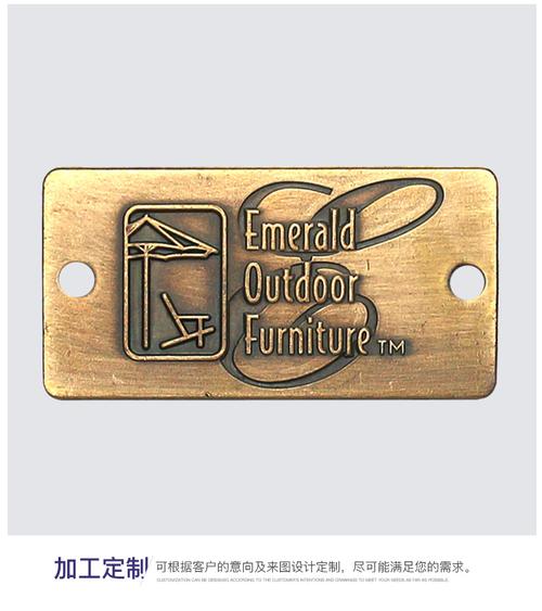 工厂专业铜标牌定制 腐蚀压铸金属铜铭牌 家具铜商标牌批发